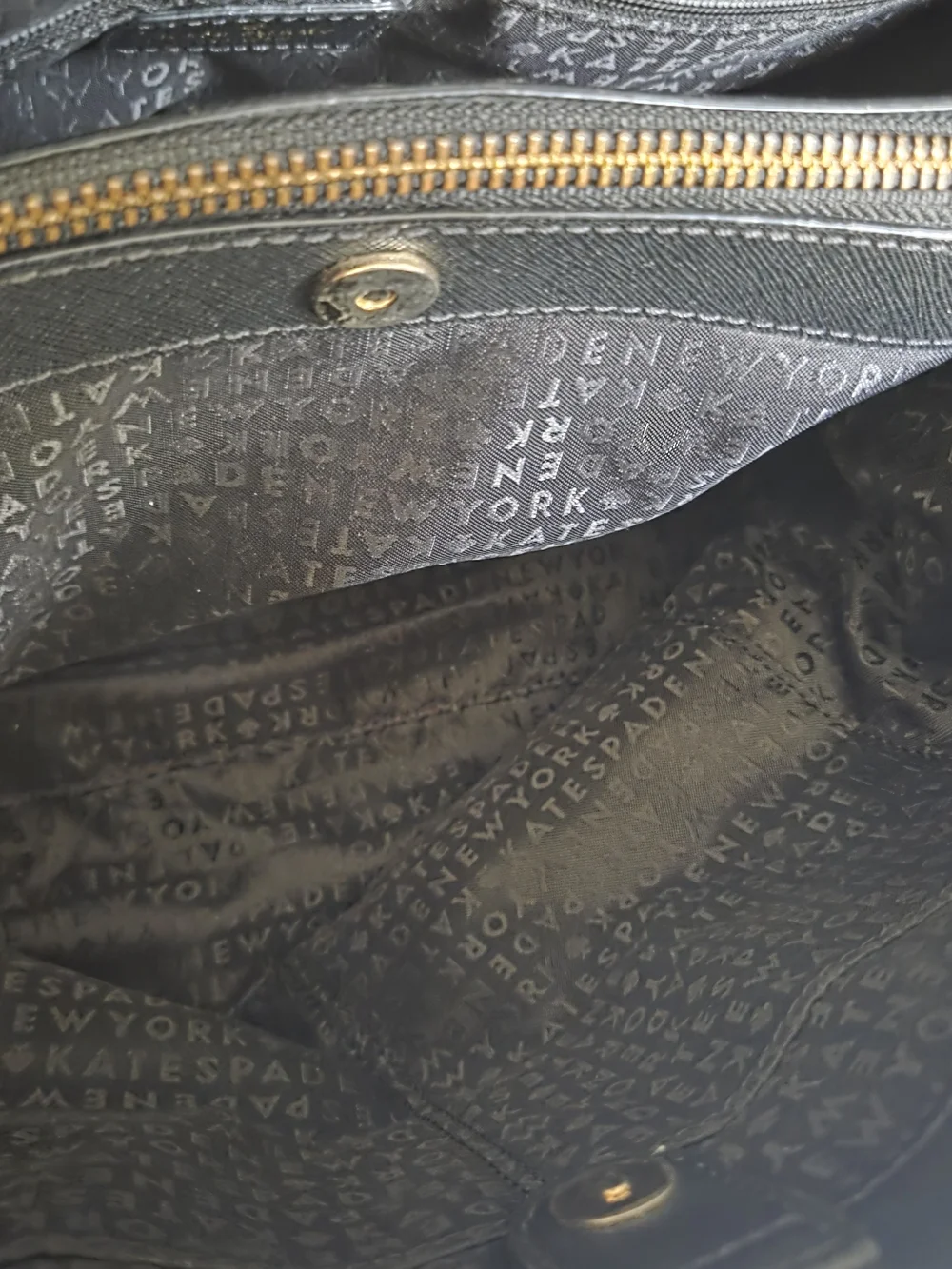 Kate Spade Black Saffiano Leather Tote with Matching Wallet